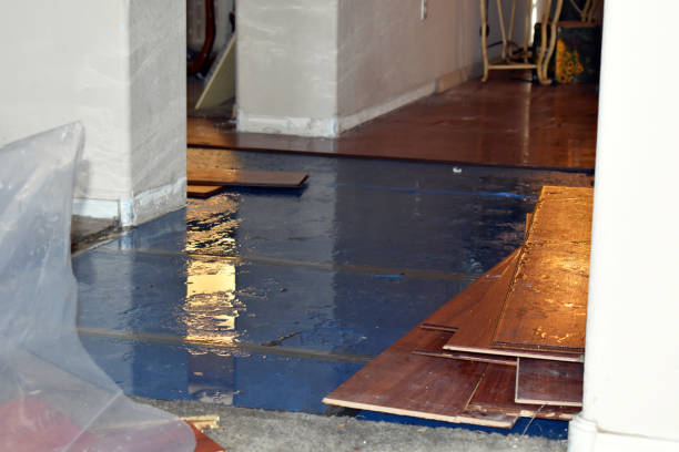 Professional Burst Pipe Cleanup technician working in Hennessey, OK